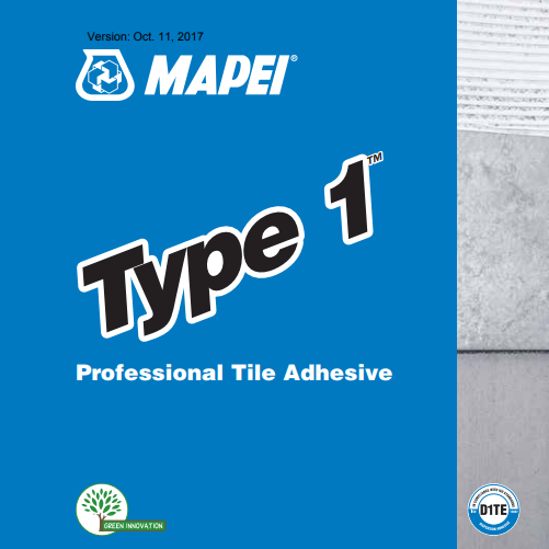 Mapei Type 1 Tile Market of Delaware