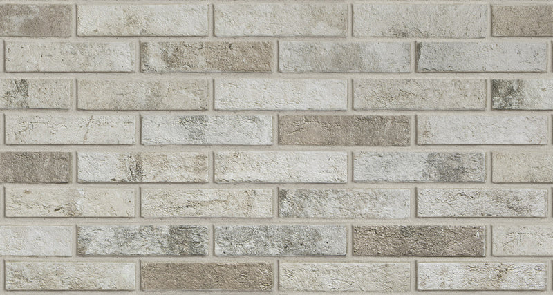 Brick 2x10 Fog Porcelain Tile