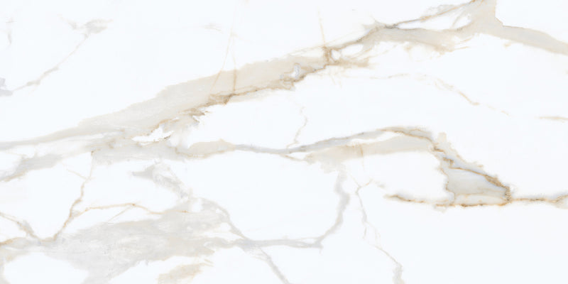 Legacy 24x48 Calacatta Gold Gloss Porcelain Tile