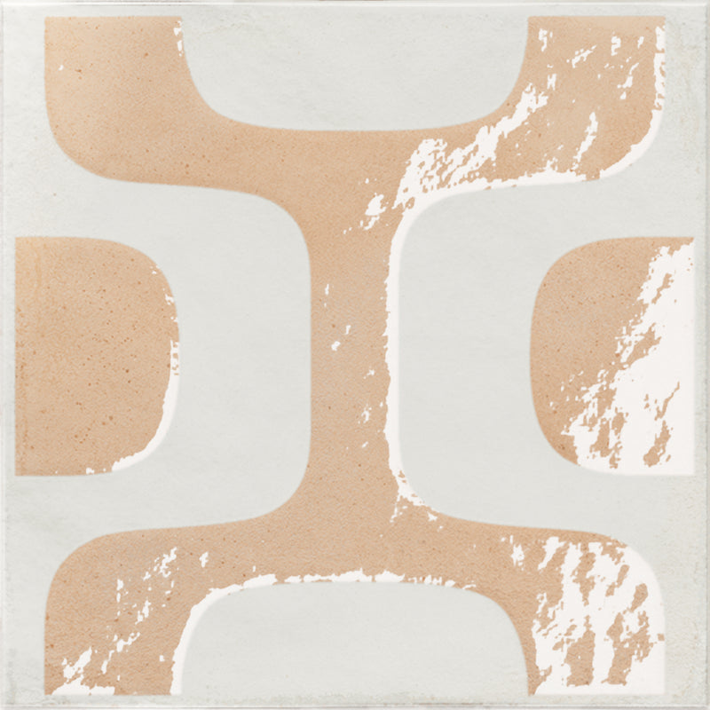 Havana 8x8 Deco Coral Porcelain Tile