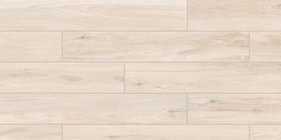 American 8x48 White Poplar Wood Look Porcelain Tile