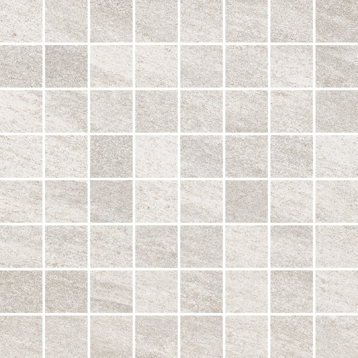 Meta Quartz 1.5x1.5 Mosaic Bianco Rectified Porcelain Tile
