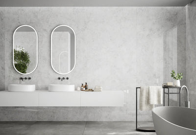 Era 48x110 Cristallo Blanco Porcelain Panel