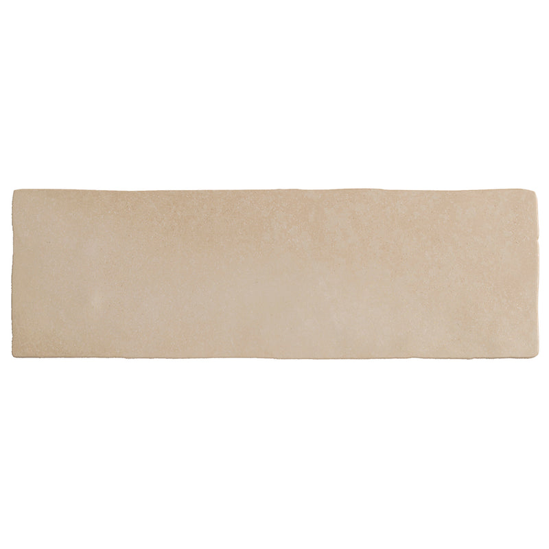 Patina 2.5x8 Sand Beige Matte Subway Ceramic Tile