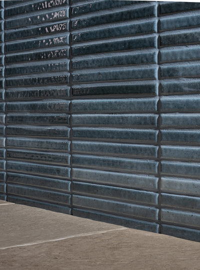 Align 6x6 Blue Gloss Porcelain Tile