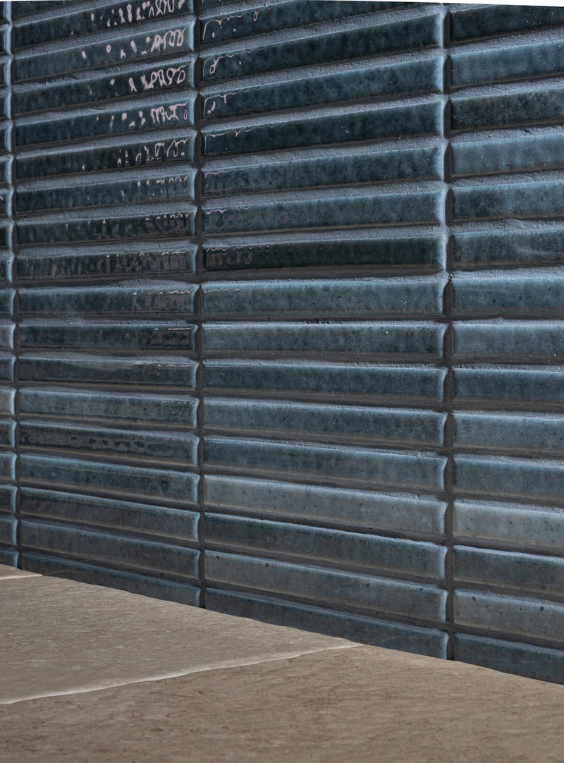 Align 6x6 Blue Gloss Porcelain Tile