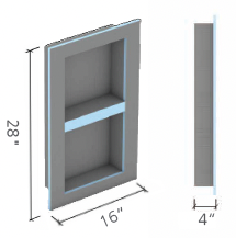 Wedi Shower Niche