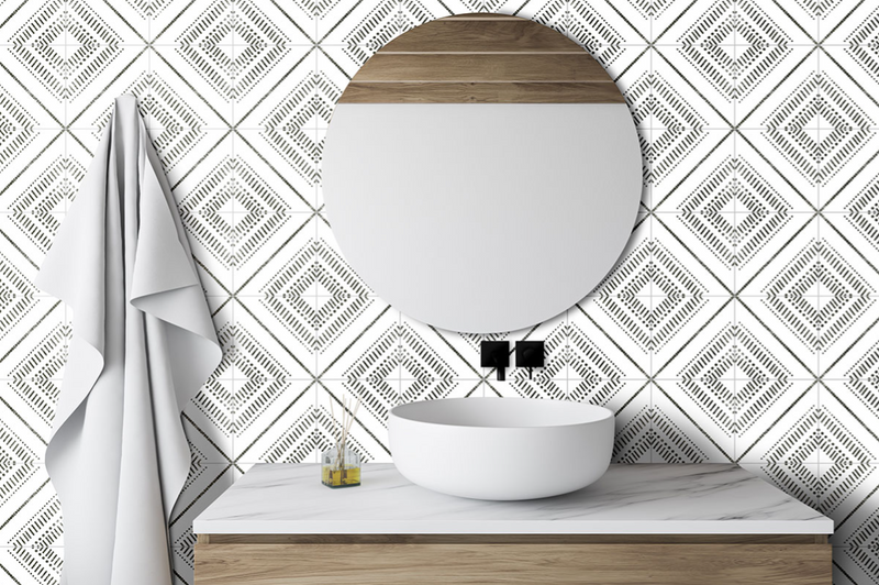 Zaria 8x8 Tessa Matte Tile