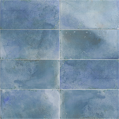 Zeppelin 6X12 Blue Gloss Ceramic Tile