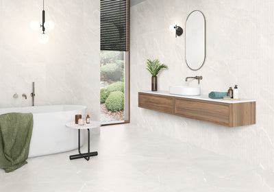 Zion 12x24 White Matte Porcelain Tile