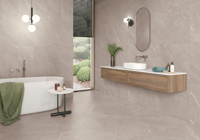 Zion 12x24 Taupe Matte Porcelain Tile