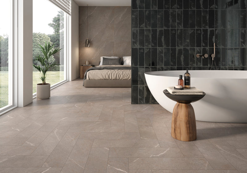 Zion 12x24 Taupe Matte Porcelain Tile