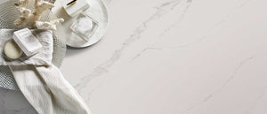calacatta Venice quartz stylized countertop photograph