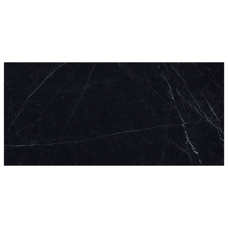 Dolcissima Nero Marquina Honed Porcelain Slab