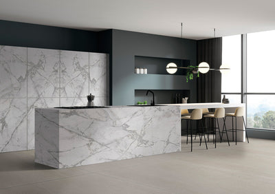 Dolcissima Invisible Gray Polished Porcelain Slab