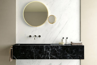 Dolcissima Nero Marquina Honed Porcelain Slab