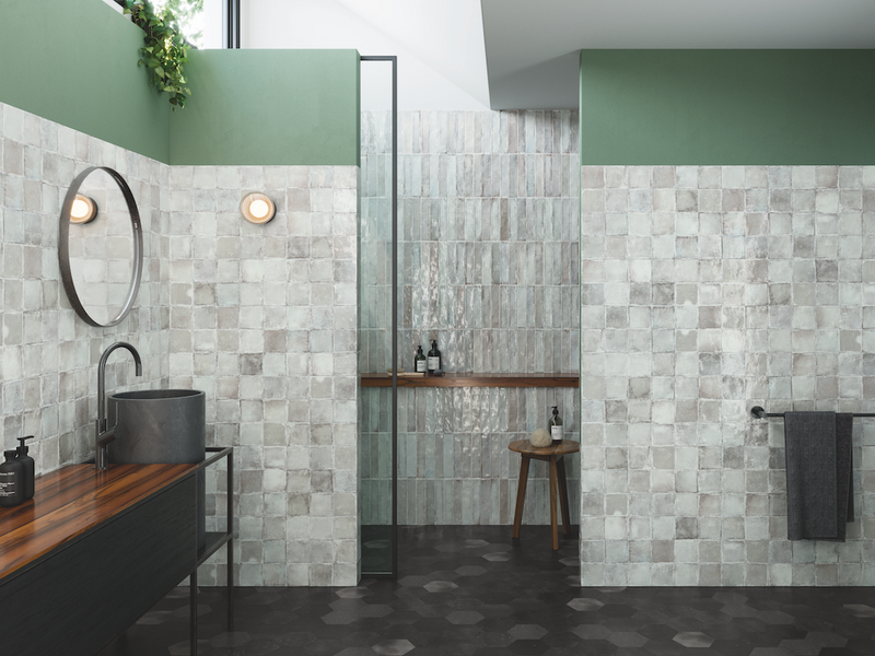 Clearwater 4X4 Gray Gloss Ceramic Tile