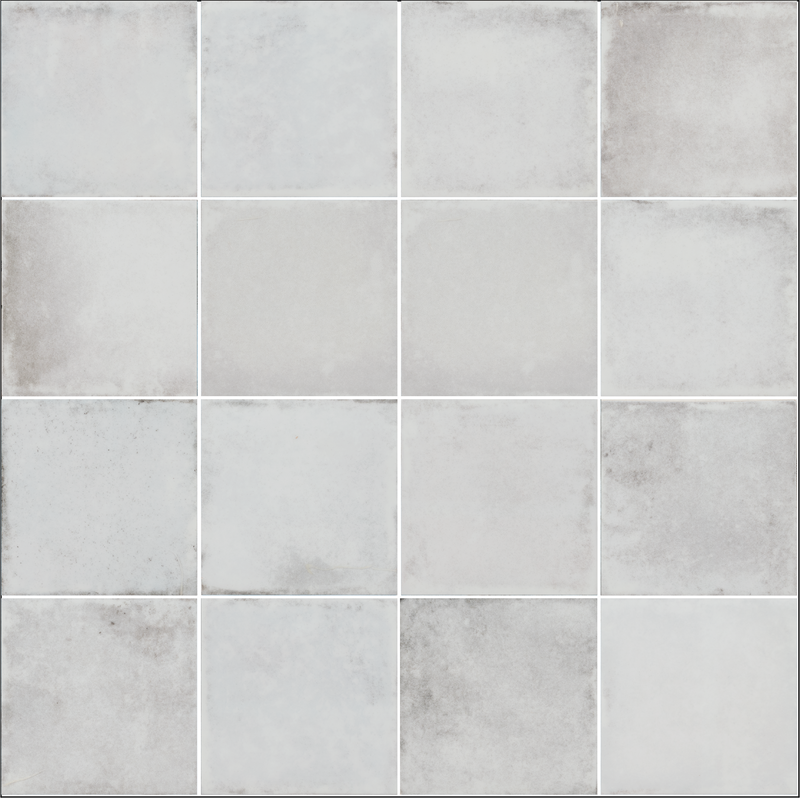 Clearwater 4X4 White Gloss Ceramic Tile