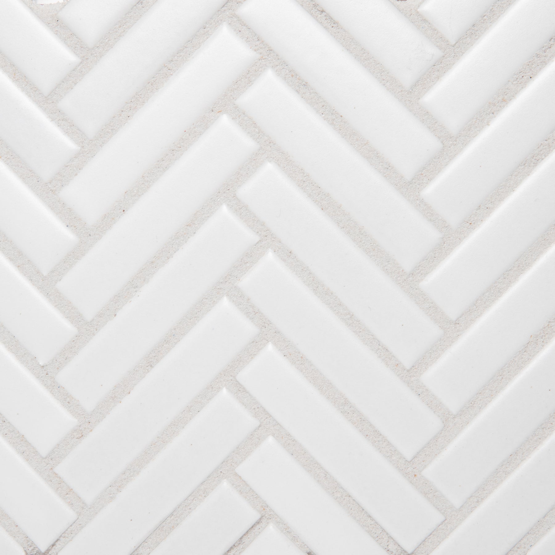 Makai Herringbone 3/8 X 2 White Matte Mosaic Tile – Tile Market of Delaware