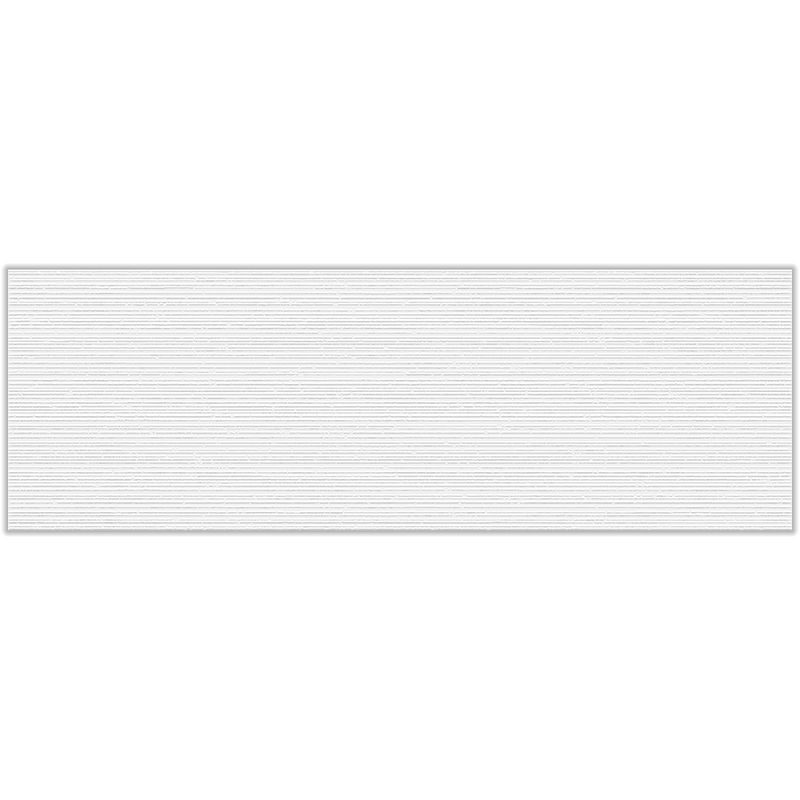 Essence 10X30 Matte White Raked Linear Wall Tile