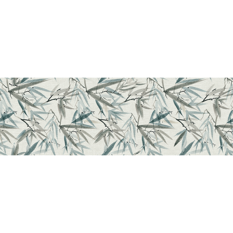 Glade 12X36 Eau White Leaf Pattern Wall Tile