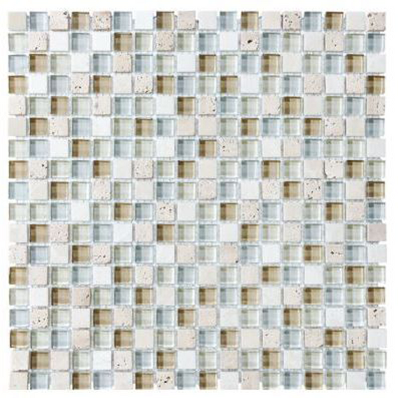 Luxe 1 - 5/8" X 5/8" Spa Glass Mosaic Tile
