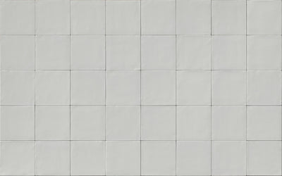 Malibu 6x6 White Glossy Porcelain Tile