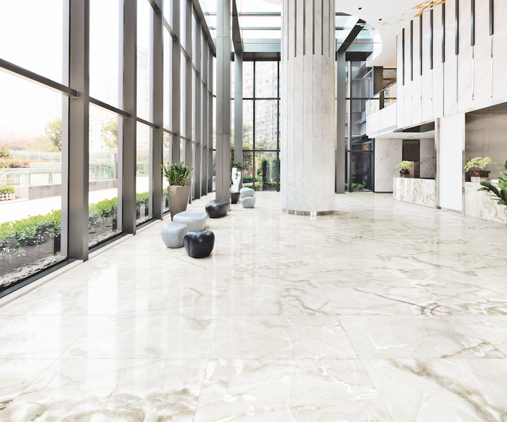 Oceana Onyx 24x24 White Polished | Tile Market of Delaware